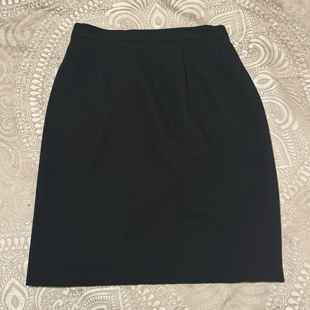 Vintage Lane Davis Black Pencil Skirt